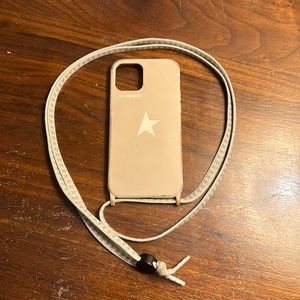 Golden Goose 12 pro iPhone case with strap